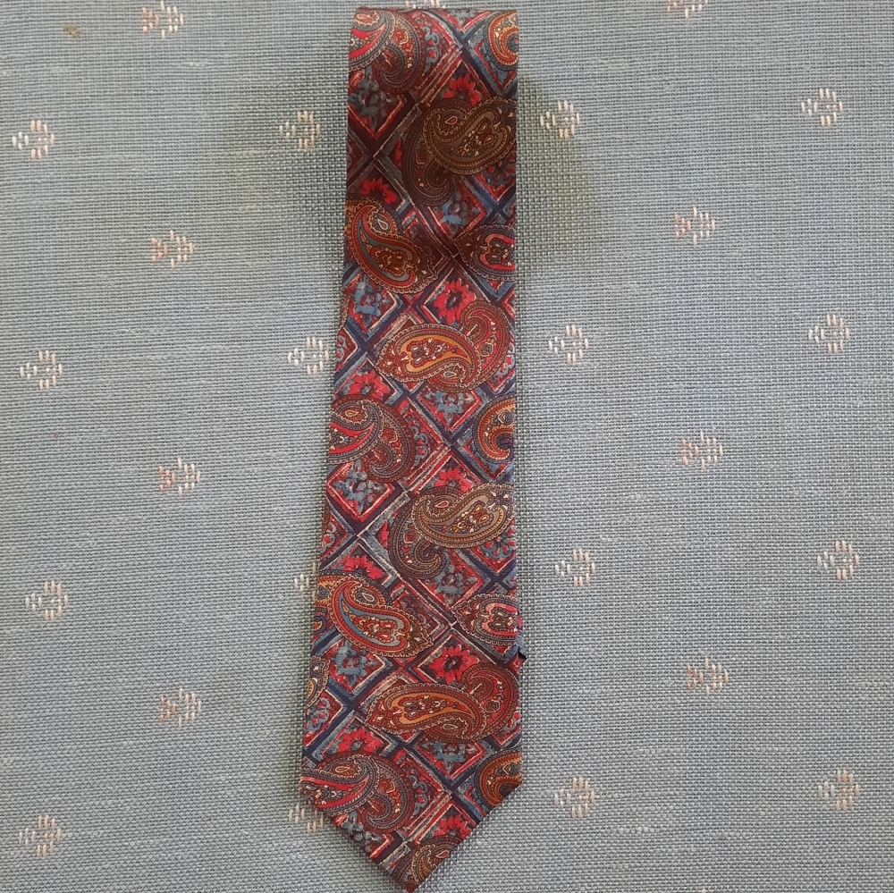 Claybrooke Silk Mens Paisley Tie